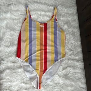 Nike Womens Retro Femme Striped Bodysuit